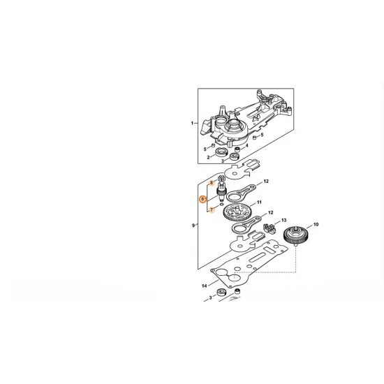 STIHL  Zębnik napędowy 4869 640 2500